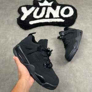 JORDAN 4 BLACK BLACK